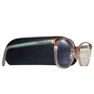 Coach x Disney HC6217 Eyeglasses Frames 5749 Transparent Saddle Blue 53-19